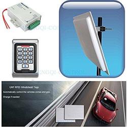 Full Car Access Control Vehicle Parking Control Bus Gate Control System Uhf Rfid Long Distance Reader+controller+windshield Tags+parking Application 5-7 Meters Read Range