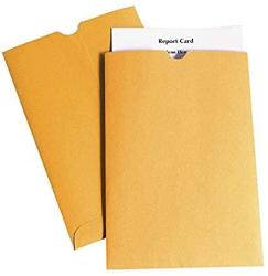 Pack of 100 Kraft Envelope with Clasp44; Kraft Brown School Smart 2013915 10 x 13 in 