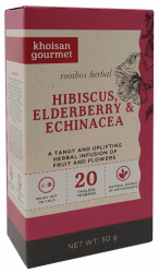 Khoisan Gourmet Herbal Rooibos - Hibiscus Elderberry & Echinacea