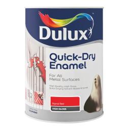 Dulux Metal Paint Quick Dry Enamel Signal Red 5L