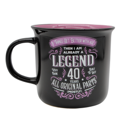 Legends Mug - 40 Years - Pink