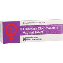 Glenmark Clotrimazole 500MG Vag Tabs 1