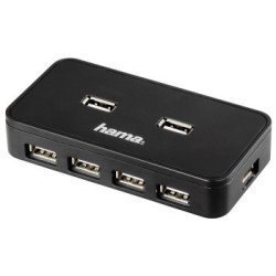 Hama - USB Hub 2.0 - 7 Port Wth Power Supply