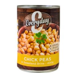 Everyday Processed Peas In Sweetened Brine 12X400GR