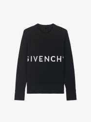 Givenchy 4G Sweater In Cotton In Black - Black XL