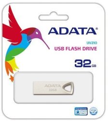 Adata UV210 32GB USB 2.0 Flash Drive - Silver
