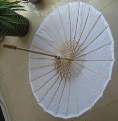 Large Wedding Parasols chinese Umbrellas -plain White R50
