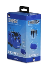 Sony Ps4 4gamers Twin Play N Charge Blue Ps4