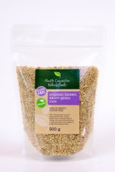 Health Connection - Organic Brown Short-grain Rice 500G