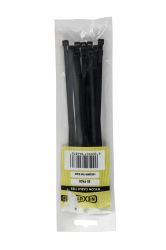 Nexus - Cable Tie 4.8 X 200MM T50R Black - 20 Piece