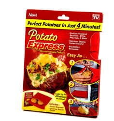 Potato Express Microwave Potato Cooker As Seen On Tv Cooks In 4 Minutes