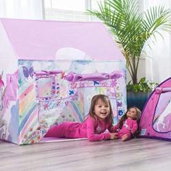 Bluenido Unicorn Playhouse Princess Tent For Girls With Carrying Case 40" X 27"X 41