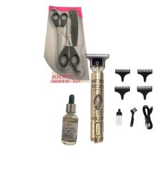 Hair Trimmer Razor- Buddha Scissors Kit & Hair Growth Oil