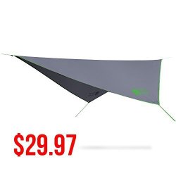 Rain Fly Bear Butt - Easy Set Up Portable Hammock Tarp Shelter - Made Of Quality Lightweight Waterproof Tent Polyester - Perfect Cover While