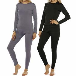 Women's Long Johns Thermal Underwear Set Ultra-Soft Base Layer