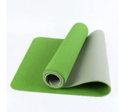 Yoga Mat - Gym Accessory - Green & Grey