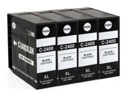 Canon PGI-2400XL 2400 Black X 4 Ink Cartridges - Compatible