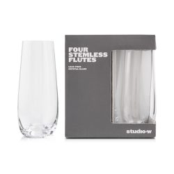 Venito Stemless Champagne Flutes 4 Pack