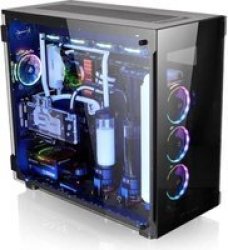 Thermaltake View 91 Tg Rgb Edition Full Tower Chassis Black