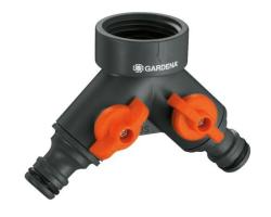 Gardena - Twin-tap Connector With Adaptors All Sizes