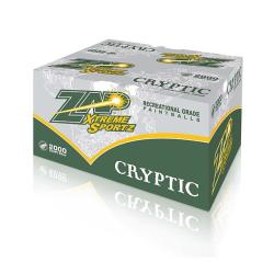 Zap Cryptic Paintballs .68 Cal Pack Of 500