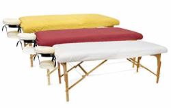 Spa Massage Table Flannel Fitted - Stretch Sheets 100% Cotton Natural