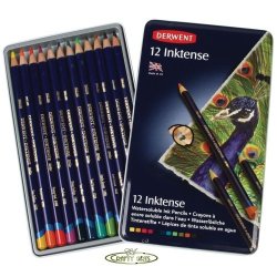 Derwent Inktense Pencils 12pc Tin