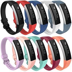 Qghxo Band For Fitbit Alta Hr And Alta Replacement Soft Wristband With Metal Buckle Clasp For Fitbit Alta Hr And Alta Classic Accessory Band