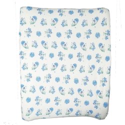 Moegs & Me 2 In 1 Moses Basket Fitted Sheet Changing Mat Cover - Agapanthus - One Size