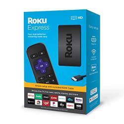 Roku Express HD Streaming Media Player With High Speed HDMI Cable And Simple Remote
