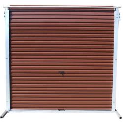 Doors Galore Rollup Garage Door Aluzinc Brown W2450MM X H2100MM