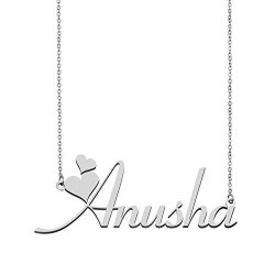 Anusha name store locket