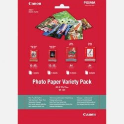 Canon VP-101 Photo Paper Variety Pack 4X6 And A4
