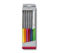 Victorinox Swiss Army Victorinox Steak Knife Set 6PCE Assorted Colours