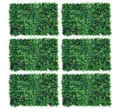 Artificial Ivy Hedge Floor Or Wall Segments - 60X40CM - 6 Pack