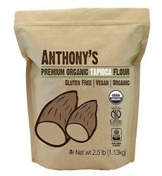 Organic Tapioca Flour Starch 2.5LBS By Anthony's Gluten-free & Non-gmo