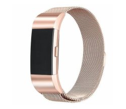 Fitbit Charge 2 Replacement Milanese Strap - Rose Gold Small