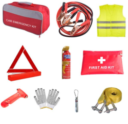 Compact And Portable Emergency Car Kit