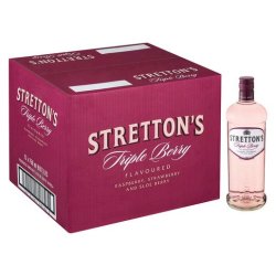 Stretton's Triple Berry Gin 750ML X 12