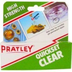 PRATLEY - 40ml Quickset Glue - Clear