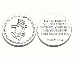Prayer Bible Verse Cross Gift Collection Coin Thank You Day Inspirational