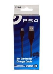 Playstation 4 - USB To Micro 3M Charge Cable - Orb PS4
