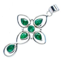 Sterling Silver Pendant - Emerald - Dreams Collection