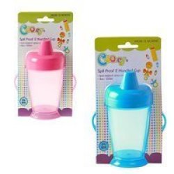 Cooey Spill Proof Cup With Handles Bpa Free 6 Pack 250ML