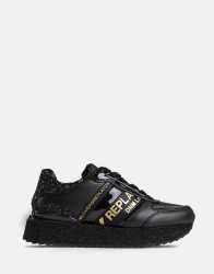 Penny Tape Black Sneakers - UK8 Black