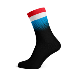 Luxembourg Flag Socks - Medium Black