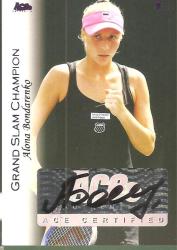 Alona Bondarenko - Ace Authentic 2012 "grand Slam" - Certified "autograph" Card