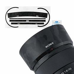 Camera Lens Skin Sticker Film For Sony Fe 50MM F1.8 Lens SEL50F18F And Lens Hood Cover Sticker For ALC-SH146 3M Film Anti-scratch Anti-slide Lens