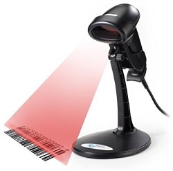 Esky USB Automatic Handheld Barcode Scanner Reader With Free Adjustable Stand