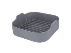Silicone Airfryer Square Basket Grey